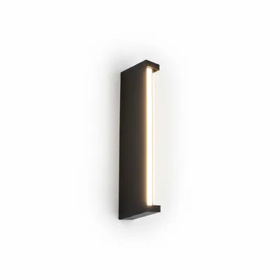 Image de Applique murale de jardin CALEX-1 10 W 667 lm 4200 K IP54 noir | HOROZ