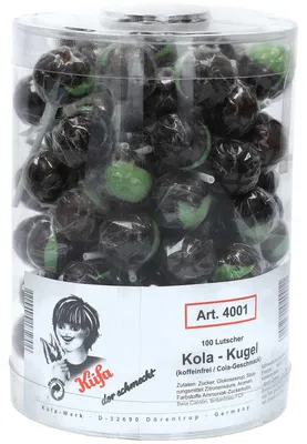 Obrázek produktu pro Küfa Lolly Cola kuličkové lízátko s příchutí coly 100 kusů 1800g