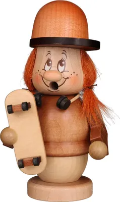 Produktbild von Ulbricht Räuchermann Miniwichtel Skaterin