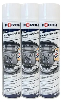 Produktbild von 3x Förch R510 Bremsenreiniger Premium Reiniger Bremsstaub Entfetter Spray 600ml