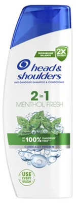 Zdjęcie produktu dla Head & Shoulders Menthol Fresh Szampon przeciwłupieżowy 2 w 1 330 ml