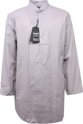 Immagine prodotto di C3176 camicia coreana uomo MINIMAL grigio overlong shirt men