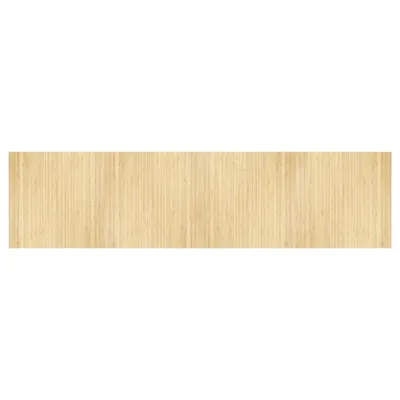 Produktbild von vidaXL Teppich Rechteckig Hell Natur 100x400 cm Bambus