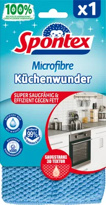 Immagine prodotto di Panno in microfibra Spontex per cucina miracolosa 19141050