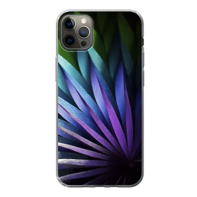 Produktbild von MuchoWow® Handyhülle Schutzhülle Hülle für iPhone 13 Pro Max Blumen - Geometrie - Abstrakt Silikon Softcase Handy Hülle - Mobiltelefon