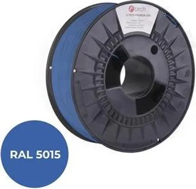 Immagine prodotto di Tisková struna (filament) C-TECH PREMIUM LINE, PLA, nebeská modrá, RAL5015, 1,75mm, 1kg