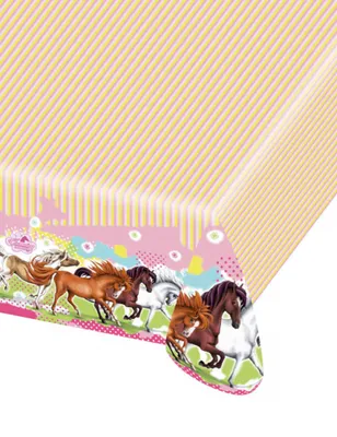 Produktbild von Riethmueller|amscan Tischdecke Charming Horses 2 120 x 180 cm