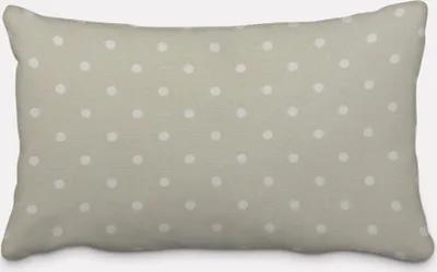 Produktbild von SCHÖNER LEBEN. Kissenhülle Full Stop Punkte grünbeige weiß Größe 60x80cm (HxB) 60x80cm (HxB) Größe