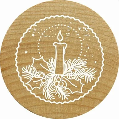 Produktbild von COLOP Motiv-Stempel Woodies "Kerze"