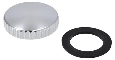 Image de Capuchon de réservoir CNC "Sport Optics", argent anodisé - pour Simson S50, S51, SR50, SR80, KR51 Schwalbe, SR4 Bird Series