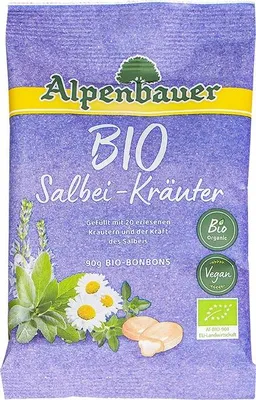 Productafbeelding van Alpenbauer Bonbons Salie-Kruiden (90 gr)