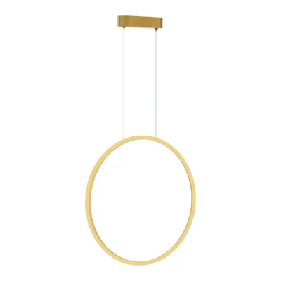 Imagen del producto de Lámpara colgante Saturno, color dorado, 28W LED, IP44, 4000K