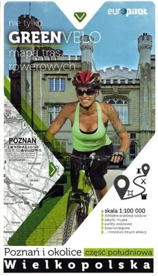 Immagine prodotto di Poznan e dintorni - parte meridionale mappa dei percorsi ciclabili