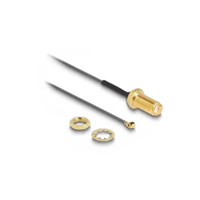 Produktbild von DeLOCK 88418, I-PEX M / SMA F, Schwarz, 0,5 m