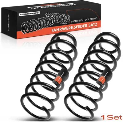 Produktbild von Frankberg 2x Fahrwerksfeder Hinterachse für Audi A4 8D5 B5 1.6L 1.8L 1.9L 2.4L 2.5L 2.6L 2.8L 1995-2001