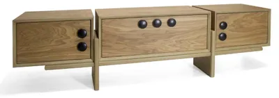 Produktbild von TV Ständer RTV Lowboard Braun Tisch Holz Modern Wohnzimmer Sideboard Neu