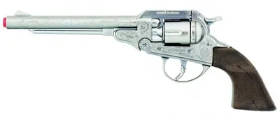 Zdjęcie produktu dla Gonher - Revolver Cowboy con 8 Disparos, Color Metal (88/0) GONHER