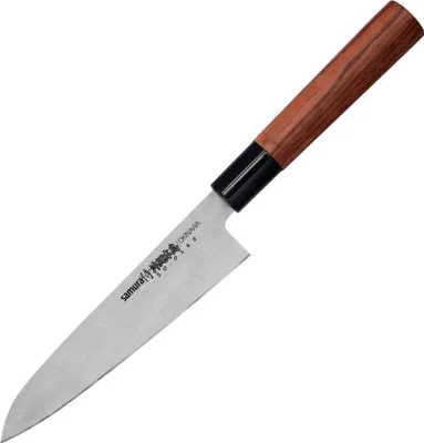 Produktbild von kuchársky nôž Okinawa Gyuto32,2 cm nerezová oceľ/drevo strieborná/hnedá