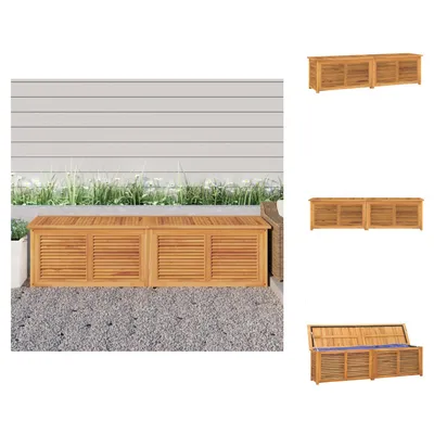 Produktbild von vidaXL Gartenbox mit Beutel 200x50x53 cm Massivholz Teak -  Gartenboxen