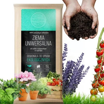 Obrázek produktu pro Ziemia uniwersalna do kwiatów i warzyw 15L