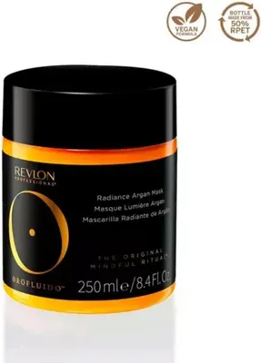 Produktbild von Orofluido Radiance Argan Mask pflegende Haarmaske für Feinheit und Glanz des Haars 250 ml