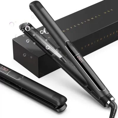 Produktbild von KUGI Haarstyler Glätteisen Lockenstab Glatte Lockenfrisur für den doppelten, Gebrauch (hochwertige Keramikbeschichtung mit echten Perlen