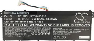 Produktbild von vhbw Akku kompatibel mit Acer Swift 3 SF314-42-R29H, SF314-42 N19C4 Notebook (3500 mAh, 15,4 V, Li-Polymer)