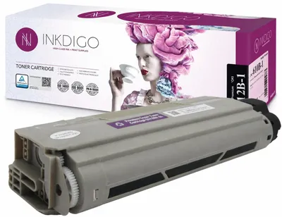 Produktbild von Inkdigo Toner 46507508 für OKI C612DN, C612N – Schwarz, 8000 Seiten,, KI-generiertes Bild