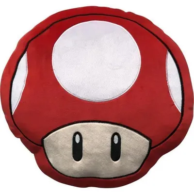 Produktbild von 3D-Kissen – MARIO BROS – Pilz – Mikrofaser – 40 cm