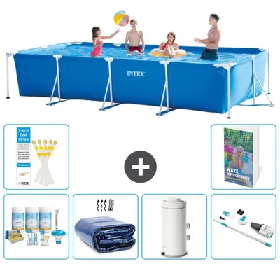 Obrázok produktu pre Obdĺžnikový bazén s rámom – 450 x 220 x 84 cm – 5-dielny model S136