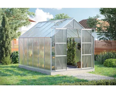 Obrázek produktu pro Skleník Vitavia Uranus 9900 polykarbonát 6 mm 257 x 383 cm hliník