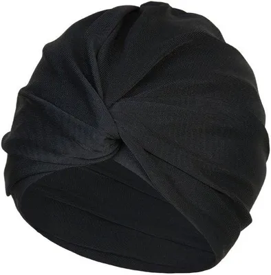 Obrázek produktu pro Elastická koupací čepice, černá, uni