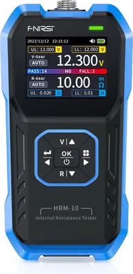 Obrázek produktu pro HRM-10 Měřič vnitřního odporu lithiové baterie 100V 200Ω Digitální tester baterií do auta s barevným TFT displejem