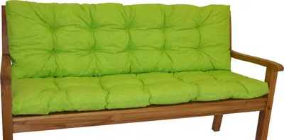 Obrázek produktu pro Polstr na zahradní lavičku 150 cm - látka světle zelený melír