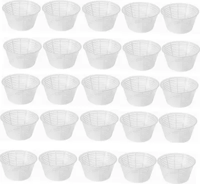 Produktbild von 25 x Käseform 12x6.3cm - 0.5kg, Käse Form, Kaseform, Kase Form, Käse Formen, Käseformen