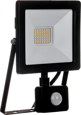 Zdjęcie produktu dla GERMINA Reflektor Naświetlacz LED 30W z czujnikiem ruchu lampa zewnętrzna ścienna IP65 wodoodporna