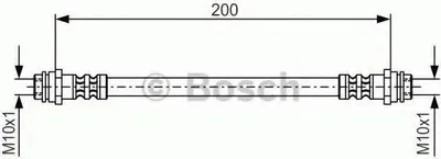 Produktbild von Bosch Bremsschlauch Hinterachse 1 987 476 946