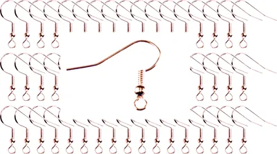 Produktbild von Ohrringe selber machen 300 Ohrhaken Rohlinge Miniblings Fischhaken DIY rosegold