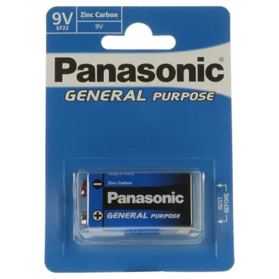 Obrázok produktu pre Panasonic 104625 Batéria E-Block na všeobecné použitie 9,0 V