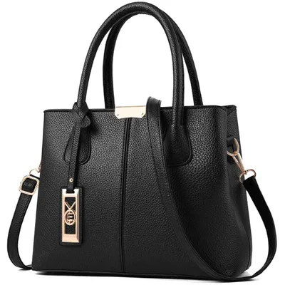 Immagine prodotto di Solidchoice - Borsa a tracolla da donna in ecopelle con zip