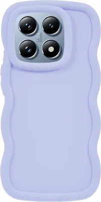 Image de Étui pour Xiaomi 14T - Coque arrière en silicone Phonesta Wavy - Violet
