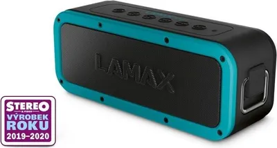 Obrázek produktu pro Lamax STORM1, 40 W, 40 W, 80 - 18000 Hz, Bezdrátový, Stereofonní přenosný reproduktor, Černá