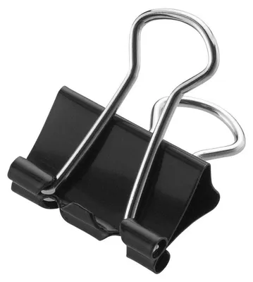 Obrázok produktu pre WESTCOTT E-10710 00 12 WESTCOTT Foldbackklammern schwarz 1,5 cm