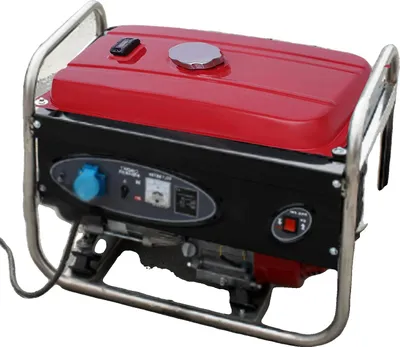 Image de Réservoir de carburant, capacité 18,9 L / 5 gal, dimensions 54,8*36*10 cm, adapté aux générateurs portables, diamètre d'entrée de carburant 7,8 cm, couleur rouge