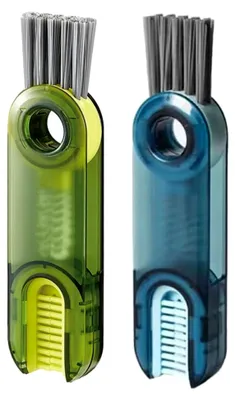 Produktbild von 2-teiliges Set von 3-in-1 Reinigungsbürsten, Multifunktionale Bürsten für Flaschen und Becher