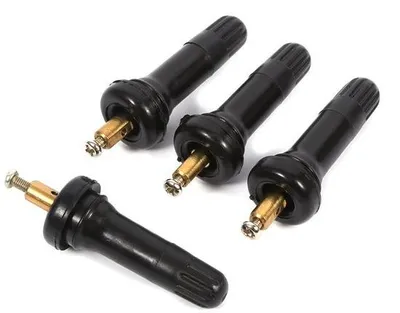 Imagen del producto de Válvula de neumático para vehículos de alto rendimiento - 6 cm de largo - 4 unidades - Válvula de neumático - Goma - Accesorios para automóviles
