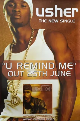 Immagine prodotto di Usher - U Remind Me - 2001 - Locandina/Poster - 102x152 cm