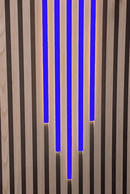 Produktbild von 7507 LED Leuchten Mix KS-schwarz 50-60-70-60-50cm Netzteil BLAU