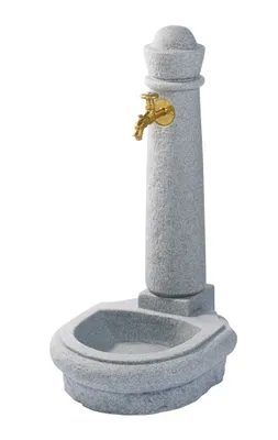 Immagine prodotto di GARANTIA VENEZIA fontana in pietra lightgranite incl. rubinetto nostalgico