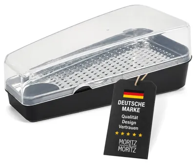 Produktbild von Moritz & Moritz Parmesanreibe mit Behälter, Käsereibe für Hartkäse